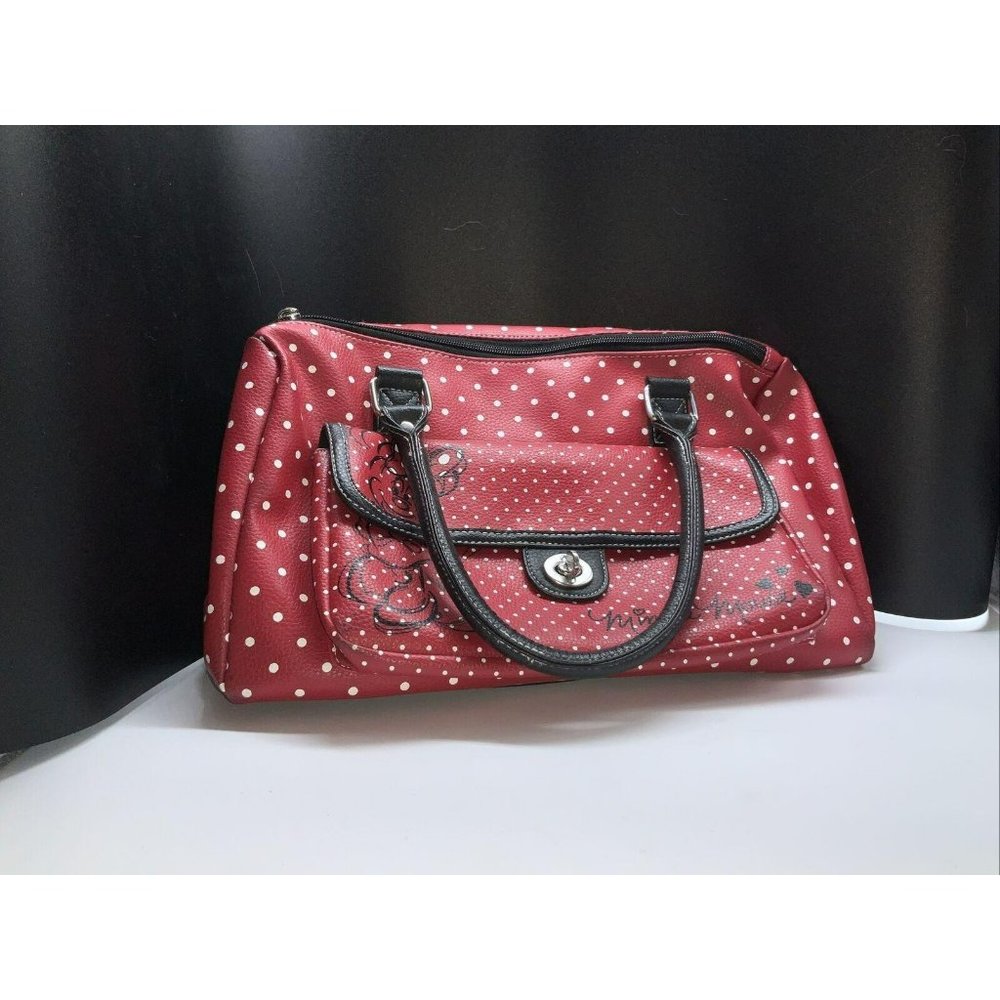 Disney Minnie Mouse Red And White Polka Dots Purse